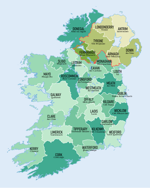 Counties of Ireland